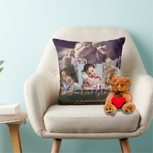 Cadeaubord met foto oma Opa kleinkinderen collage Kussen