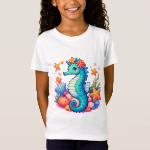 🐚 Cadeaubox met zeepaardje voor kinderen die van T-shirt