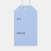 CadeauBUTTERFLIES VOOR Label IN DARK BLUE Cadeaulabel (Achterkant)