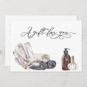 Cadeaucertificaat Dag Spa Salon Massage (Voorkant / Achterkant)