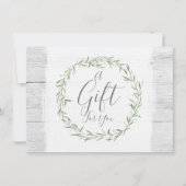 Cadeaucertificaat Rustisch hout en botanisch leder (Voorkant)