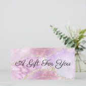 cadeaucertificaat voor paardeparellen (Staand voorkant)