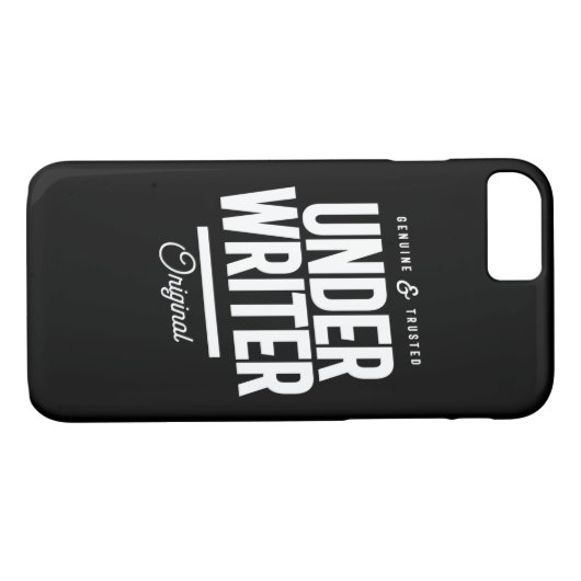 Cadeaucode voor underwriter-functieteken Case-Mate iPhone case (Achterkant (Horizontaal))