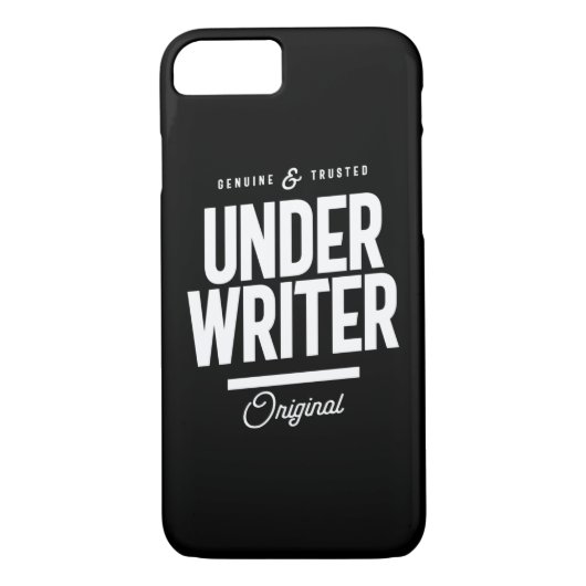 Cadeaucode voor underwriter-functieteken Case-Mate iPhone case (Achterkant)