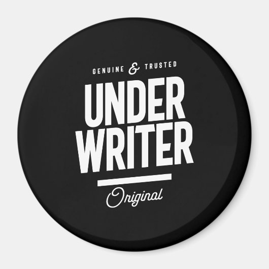 Cadeaucode voor underwriter-functieteken magneet (Voorkant)