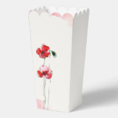 Cadeaudoos. "Klaprozen" Bedankdoosjes (Achterkant)