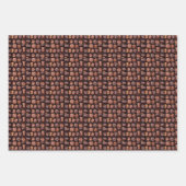 Cadeaudoos met chocolade inpakpapier vel (Voorkant)