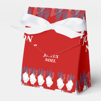 Cadeaudoos Rode Kerstklokken Bedankdoosjes
