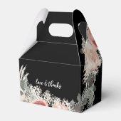 cadeaudoos voor Boho Floral Wedding Box Bedankdoosjes (Achterkant)