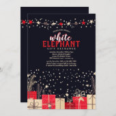 CadeauExchange-uitnodigingen Kaart (Voorkant / Achterkant)