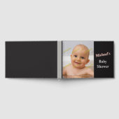 Cadeaufeestje Foto Monogram 🍼 Gefeliciteerd Gastenboek (Volledig)