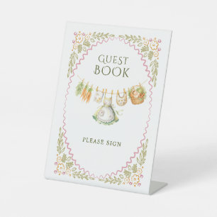 Cadeaufeestje gast boek handtekening   Lokale tuin Reclamebord Met Voetstuk