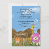 Cadeaufeestje voor babygeslacht onthulling kaart (Achterkant)