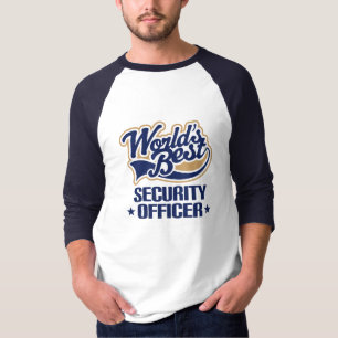 Cadeauidee voor beveiligingsbeambte (beste werelde t-shirt
