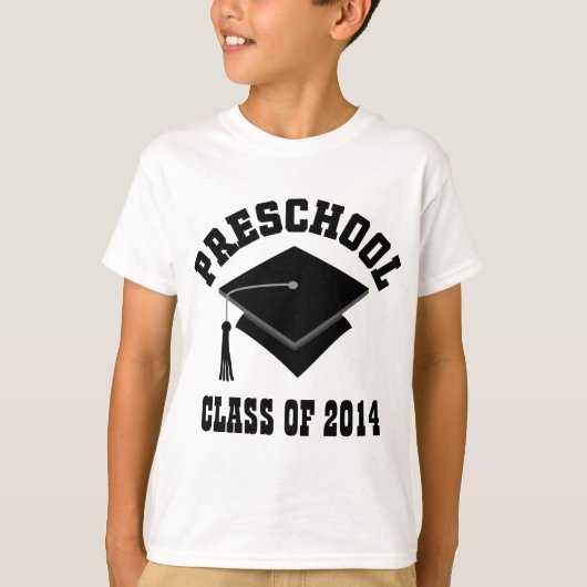 Cadeauidee voor de preschool-Afstuderen T-shirt (Voorkant)