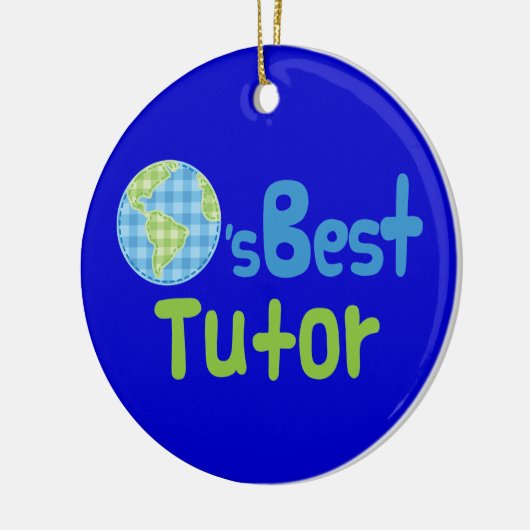 Cadeauidee voor een testpartner (beste werelden) keramisch ornament (Links)