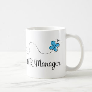 Cadeauidee voor HR Manager (vlinder) Koffiemok