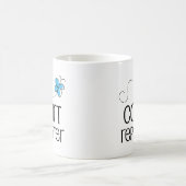 Cadeauidee voor rechtbankverslaggever (vlinder) koffiemok (Center)