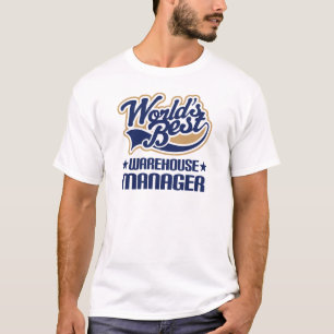 Cadeauidee voor winkelmanager (beste werelden) t-shirt