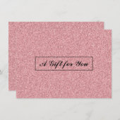 CadeauKaart | Glitter Roos Gold Salon & Spa (Voorkant / Achterkant)