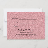 CadeauKaart | Glitter Roos Gold Salon & Spa (Achterkant)