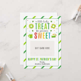Cadeaukaart voor docenten op St. Patrick's Day Kaart