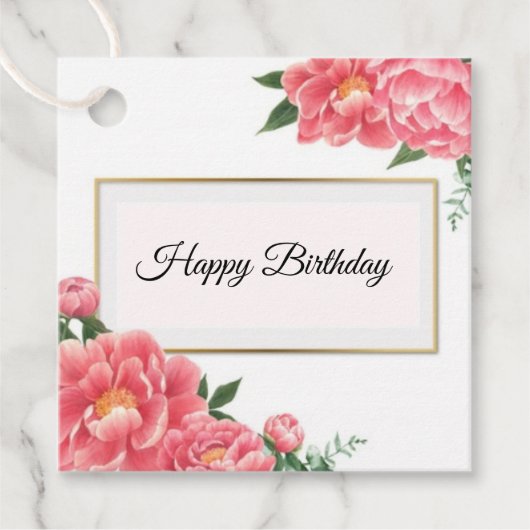 CadeauLabel-Birthday Bedankjes Labels (Voorkant)