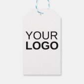 CadeauLabel met Blauw & Wit Koord (Achterkant)