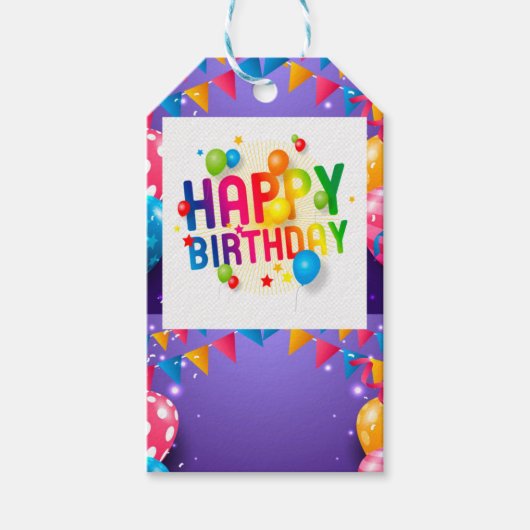 Cadeaulabel met blijdschap label prijs verkoop (Voorkant)