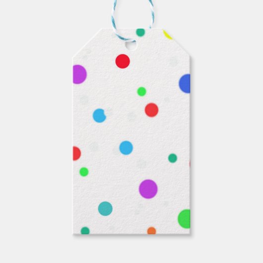 CadeauLabel met veel O'-spots (Voorkant)