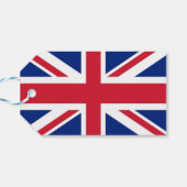 CadeauLabel met vlag van het Verenigd Koninkrijk (Achterkant Horizontaal)
