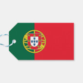 CadeauLabel met vlag van Portugal (Achterkant Horizontaal)