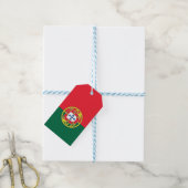 CadeauLabel met vlag van Portugal (Met Touw)
