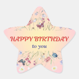 CadeauLabel Ster Sticker