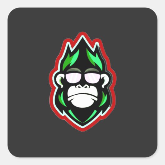 CadeauLabel Vierkante Sticker (Voorkant)