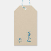 CadeauLabels - Het is een jongen (Achterkant)