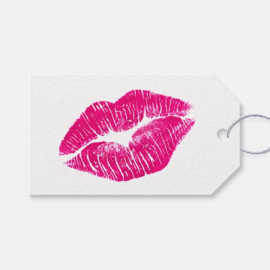 CadeauLabels - Roze kus (Voorkant (Horizontaal))