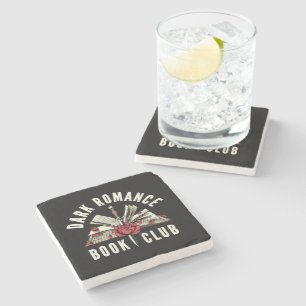Cadeauliefhebber Dark Romance Bloem Geschenk Stenen Onderzetter