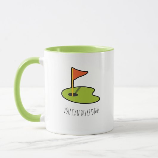 Cadeaumoeder koffiemok met golf mok (Links)