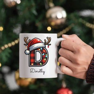 Cadeaumoeder met feestelijke gewoonte voor collega koffiemok