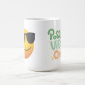 Cadeaumoer met alleen positieve vibraties koffiemok (Center)