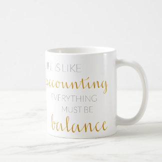 Cadeaumok voor accountant met aanpasbaar alfabet koffiemok