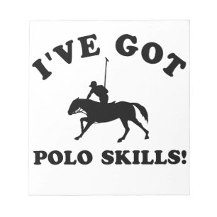 cadeauobjecten voor polo-vaardigheden notitieblok