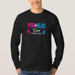 Cadeauonthulling voor vader baby shower papa zwang t-shirt