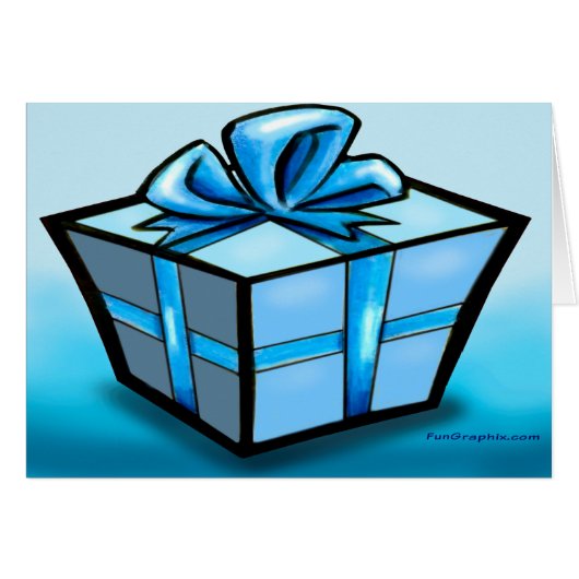 Cadeaupakket blauw (Voorkant Horizontaal)