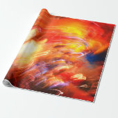 Cadeaupapier Abstract Neon Colour Design (Uitgerold)