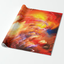 Cadeaupapier Abstract Neon Colour Design