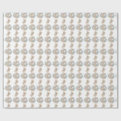 Cadeaupapier Beren en Blue Balloons (Vlak)