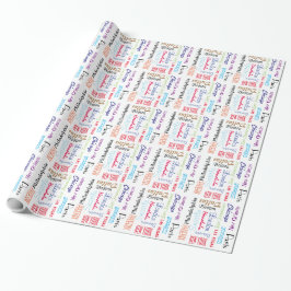 Cadeaupapier Favoriete Plaatsen Populaire Steden A