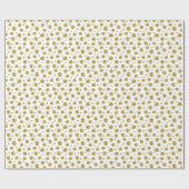 Cadeaupapier Goud Glitter Stippen (Vlak)